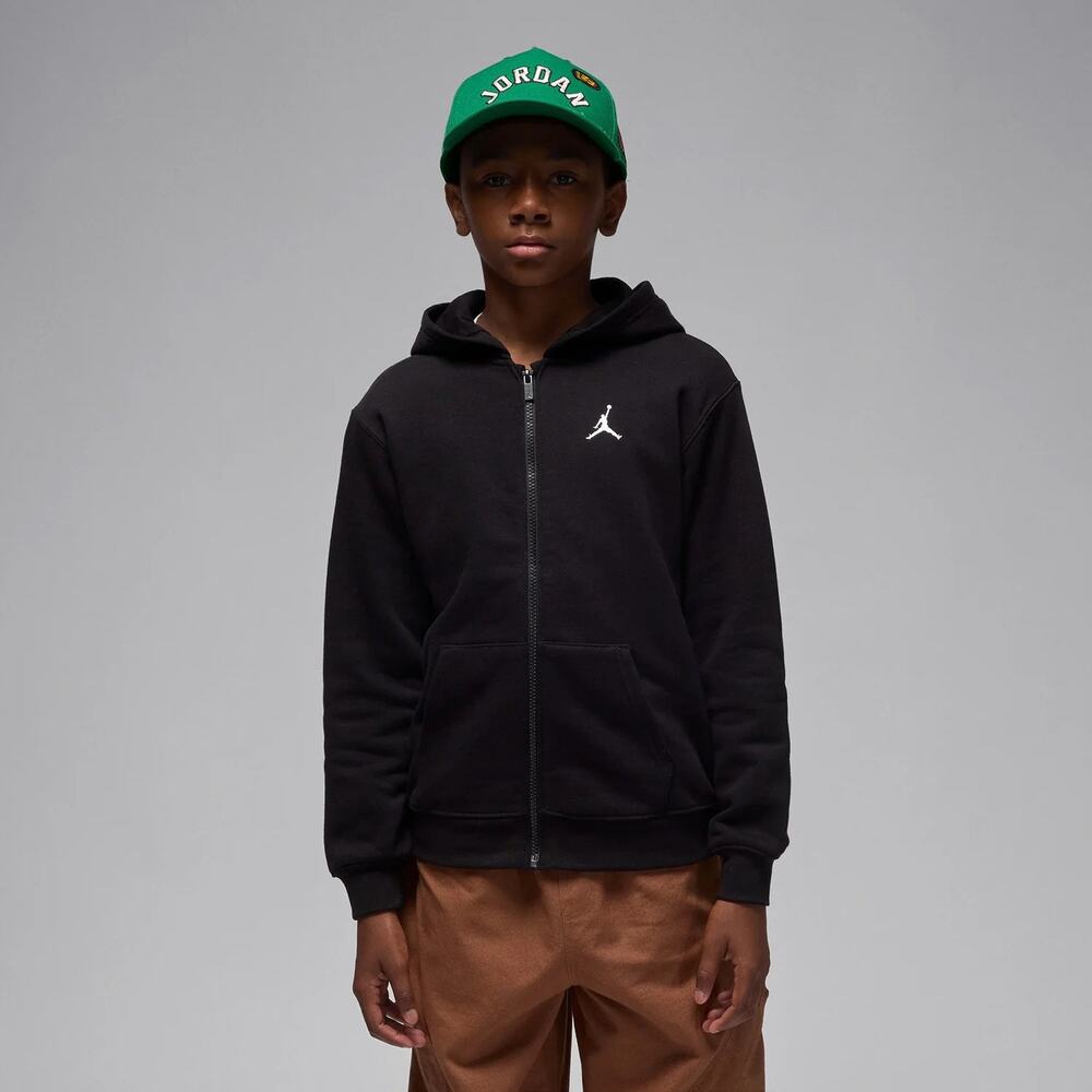 Jordan Black Essential  Full Zip Jacket Youth Medium